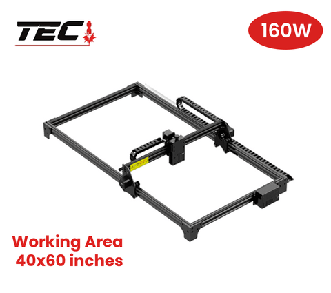 160W CNC Laser Engraving Cutting Machine, Wood Engraver And Cutter Leather Laser Engraving Machine For Glass - 40 X 60 Inches