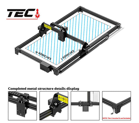 160W CNC Laser Engraving Cutting Machine, Wood Engraver And Cutter Leather Laser Engraving Machine For Glass - 40 X 60 Inches