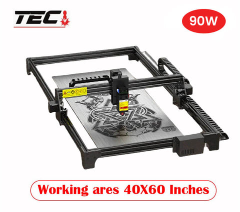 90W Laser Cutting Machine For Wood Engraver And Cutter Cnc Machine For Acrylic Laser Engraving Machine For Metal -40X60 Inches
