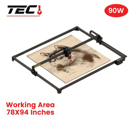 90W Laser Engraving Cutting Machine For Wood Engraver And Cutter Acrylic Cnc Laser Engraver Machine for metal - 78 X94 Inches