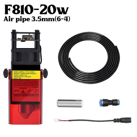 20W Laser Module Diode Fixed Lens With Air Assist For Laser Engraver Wood Cutting