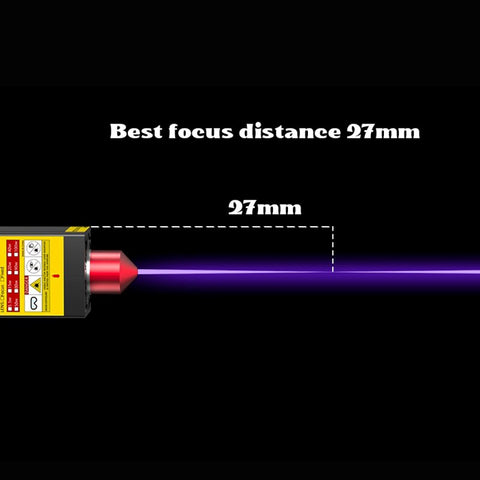 20W Laser Module Diode Fixed Lens With Air Assist For Laser Engraver Wood Cutting